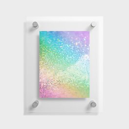 Rainbow Princess Glitter #5 (Faux Glitter) #shiny #decor #art #society6 Floating Acrylic Print