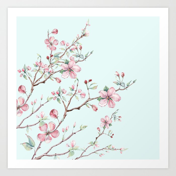 Apple Blossom #society6 #buyart Art Print