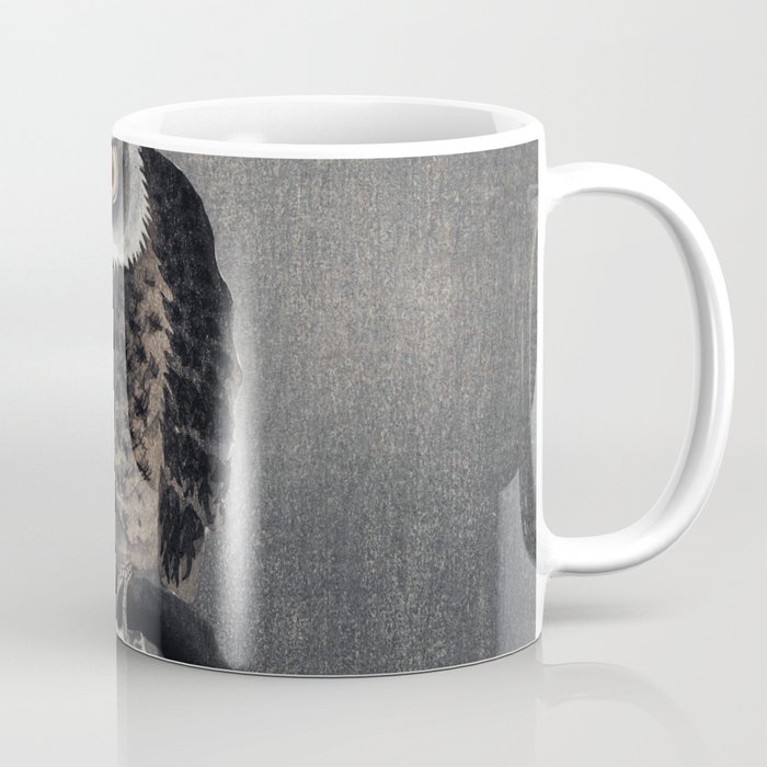Long Eared Owl Traditional Japanese Wildlife Coffee Mug