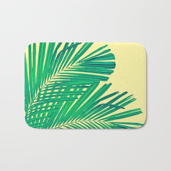 Palm leaf Bath Mat