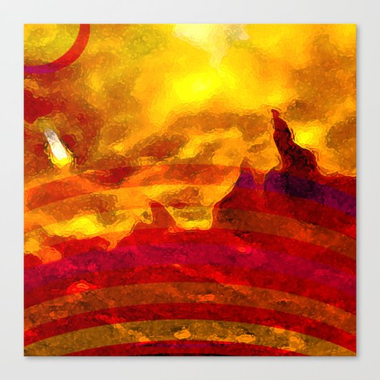 The Red Planet. Canvas Print