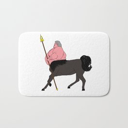 Centaur Bath Mat | Digital, Illustration, Art, Man, Pink, Centaur, Fantasy, Horse, Drawing 