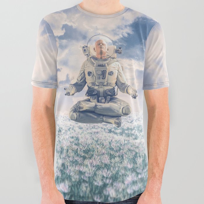 Dreamer In The Field All Over Graphic Tee