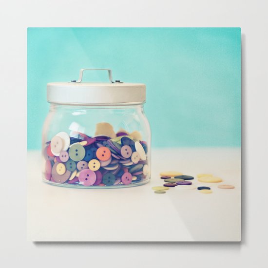 Where's Baby's Button? Metal Print