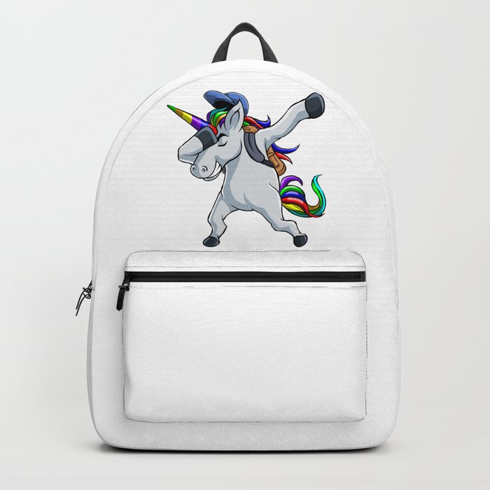 Dabbing unicorn backpack on sale