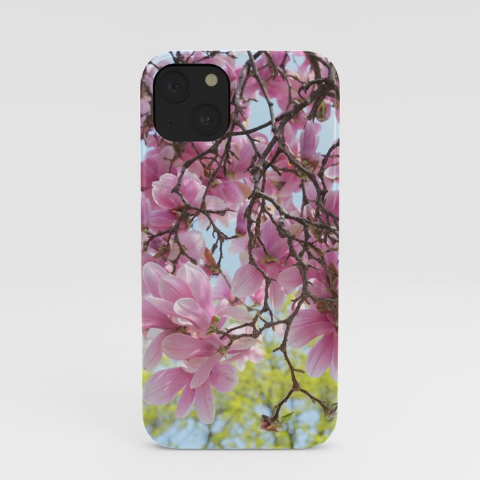 Cheery, bright magnolias iPhone Case