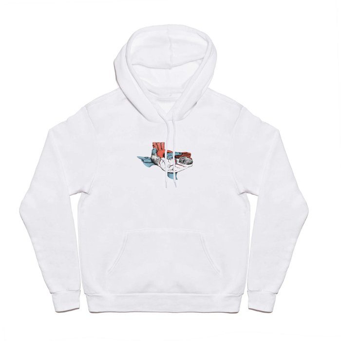 The Heart of Texas (Red, White and Blue) Hoody