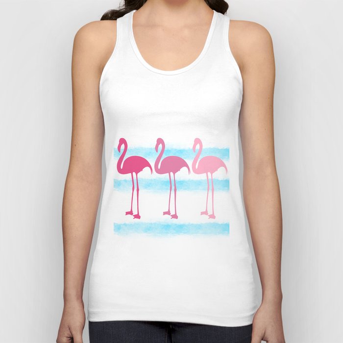 Pink Flamingos Tank Top