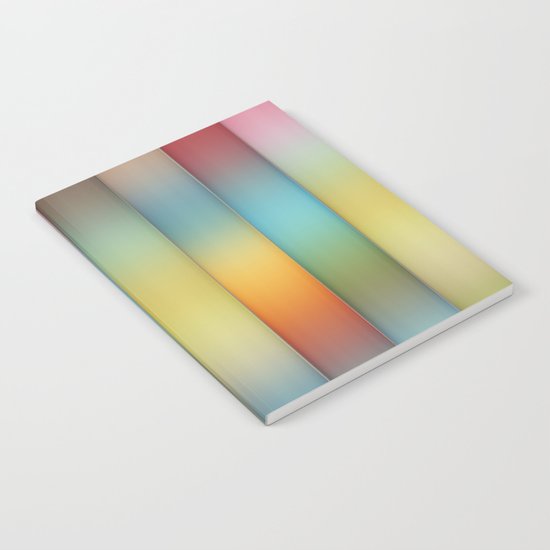 Beautiful, Colorful Stripes Notebook