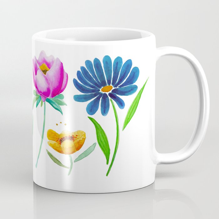 Watercolor Florals Coffee Mug
