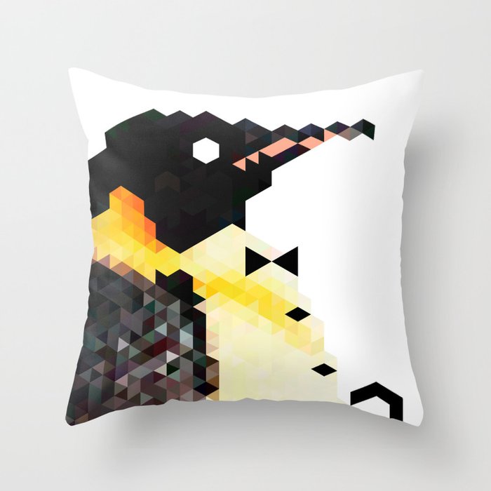 Gentlemen's instinct # Penguin Throw Pillow