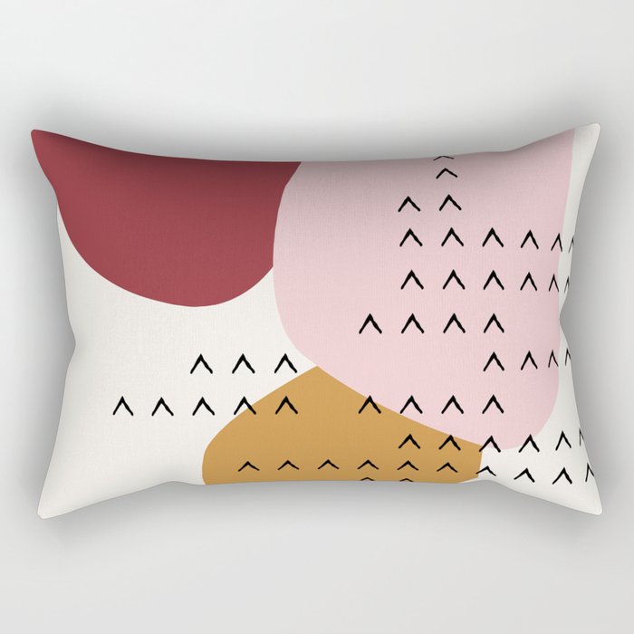 Big Shapes Mountains Rectangular Pillow By Kisforblack Society6