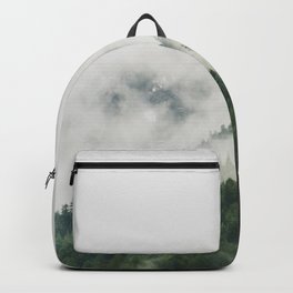 Sea to Sky Highway Backpack | Coast, Landscape, Forest, Highway, Tapestry, Clouds, Seatosky, Photo, Foggy, Rainforest 