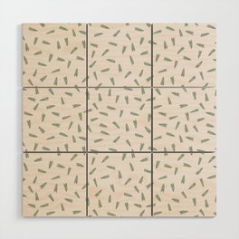 Scattered (Arcadia Green) Wood Wall Art