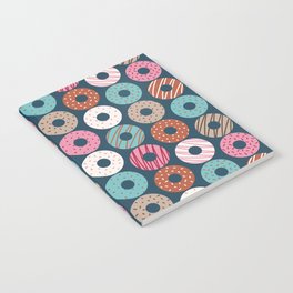 Donuts in Blue Notebook