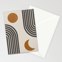 Day and Night Stationery Card