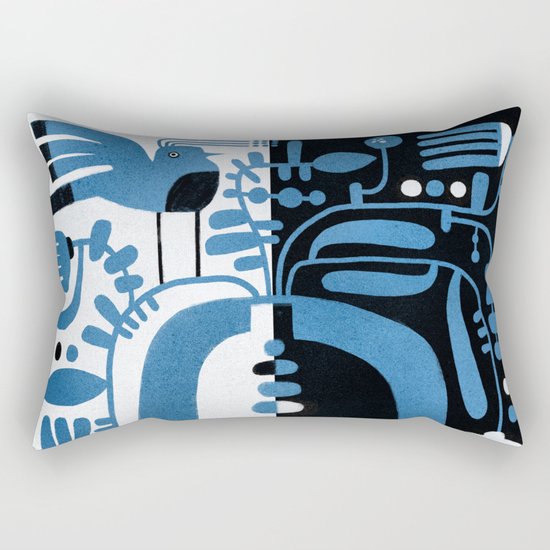 STUDY IN CONTRAST Rectangular Pillow