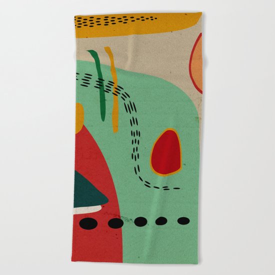 cores Beach Towel