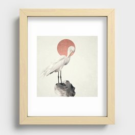 White Wings Recessed Framed Print