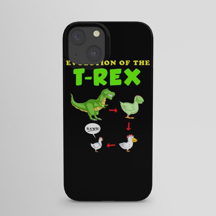 evolution of the trex iPhone Case