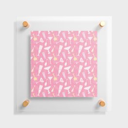 Cocktail Hour (Pink) Floating Acrylic Print
