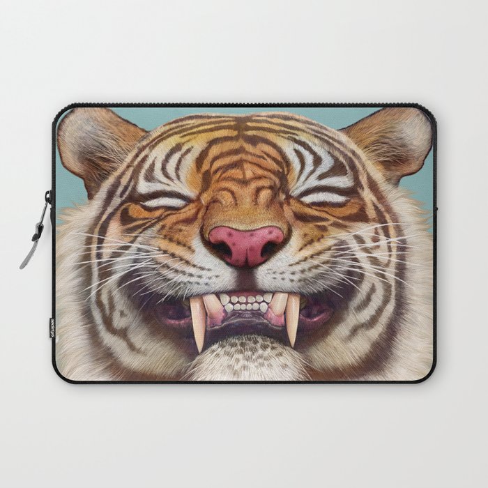 Smiling Tiger Laptop Sleeve