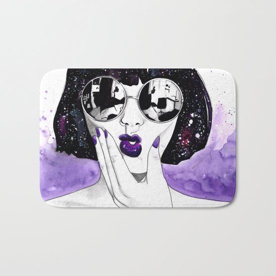 Violet Bath Mat