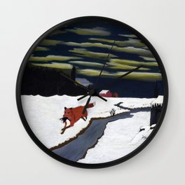 The Getaway, 1939 by Horace Pippin Wall Clock