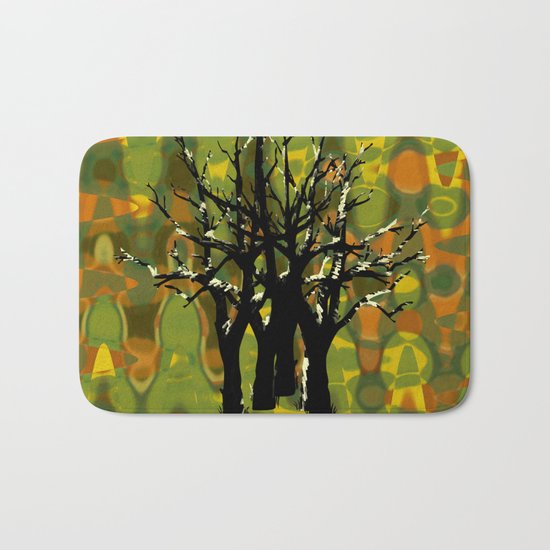 Tree Clusters Bath Mat