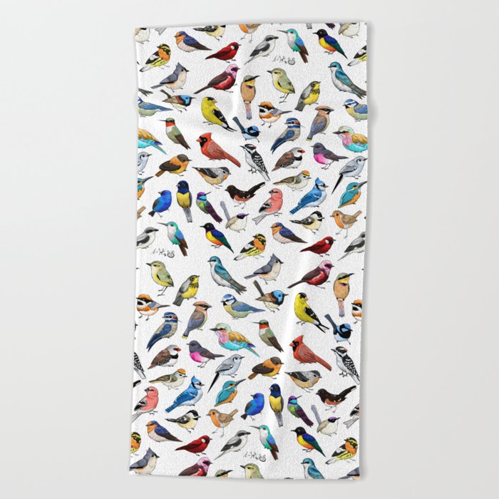 Birds Beach Towel