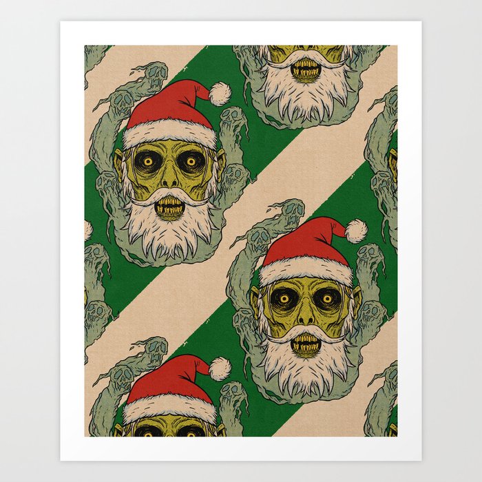 He sees you when you're sleeping... Art Print