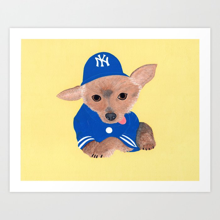 Yankee Mascot Art Print