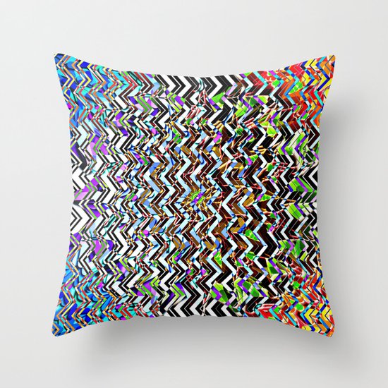 CHEVROMELT Throw Pillow