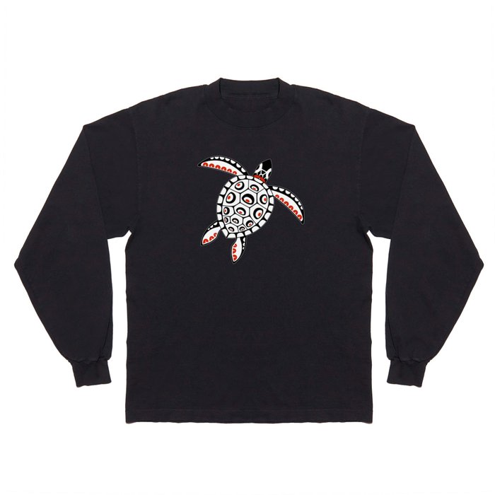 Haida sea turtle Long Sleeve T Shirt