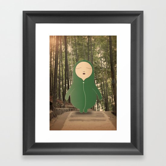 v e r d e n e l v e r d e Framed Art Print