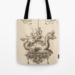 Poseidon and the Kraken Tote Bag