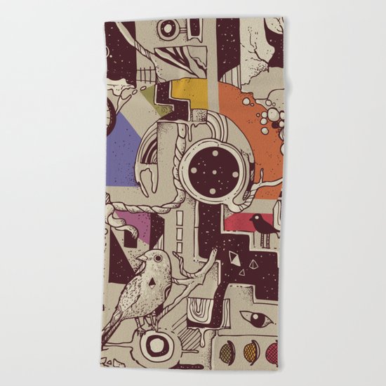 Somewhere Beach Towel