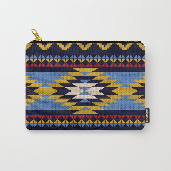 Aztec pattern Carry-All Pouch