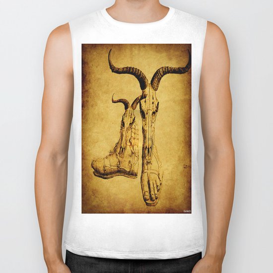 the mystic feet 2 Biker Tank