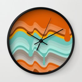 ColorDrip Wall Clock