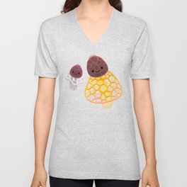 mushroom - light V Neck T Shirt