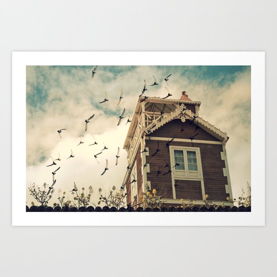Strange House Art Print