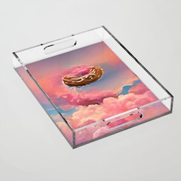 Flying Donut Acrylic Tray