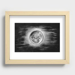 By the light of the Moon Recessed Framed Print