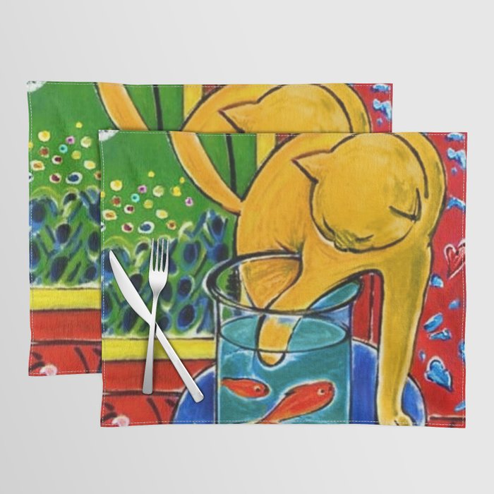 Henri Matisse - Cat With Red Fish still life painting Placemat