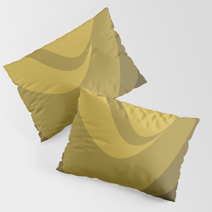 Yellow mustard valley Pillow Sham