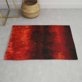 Red and Black Area & Throw Rug