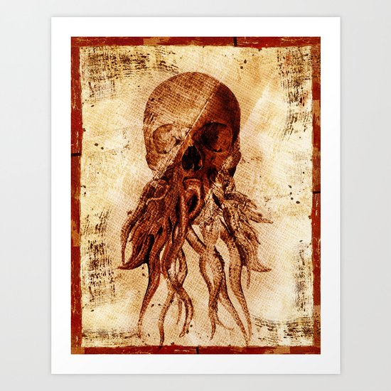 OctopuSkull Art Print