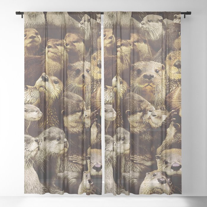 Otters Sheer Curtain
