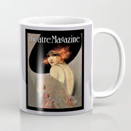 1920's Theatre Magazine: Redhead in Hat (Lavender) Coffee Mug